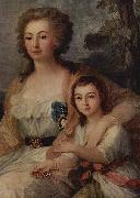 Angelica Kauffmann Countess Anna Protassowa with niece oil painting picture wholesale